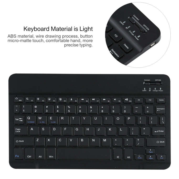 AM12 2 in 1 Removable Bluetooth Keyboard + Protective Leather Tablet Case with Holder for Lenovo ...