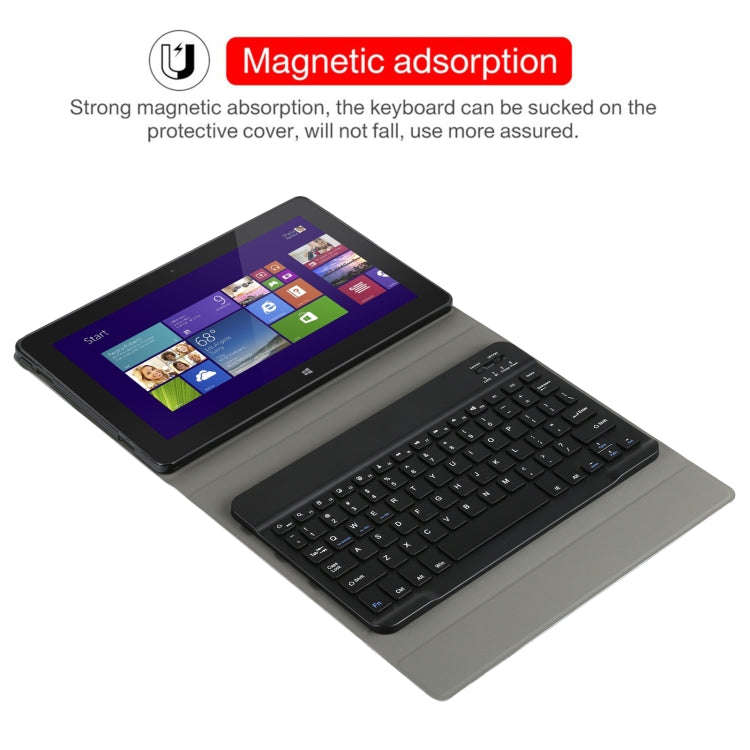 AM12 2 in 1 Removable Bluetooth Keyboard + Protective Leather Tablet Case with Holder for Lenovo ...