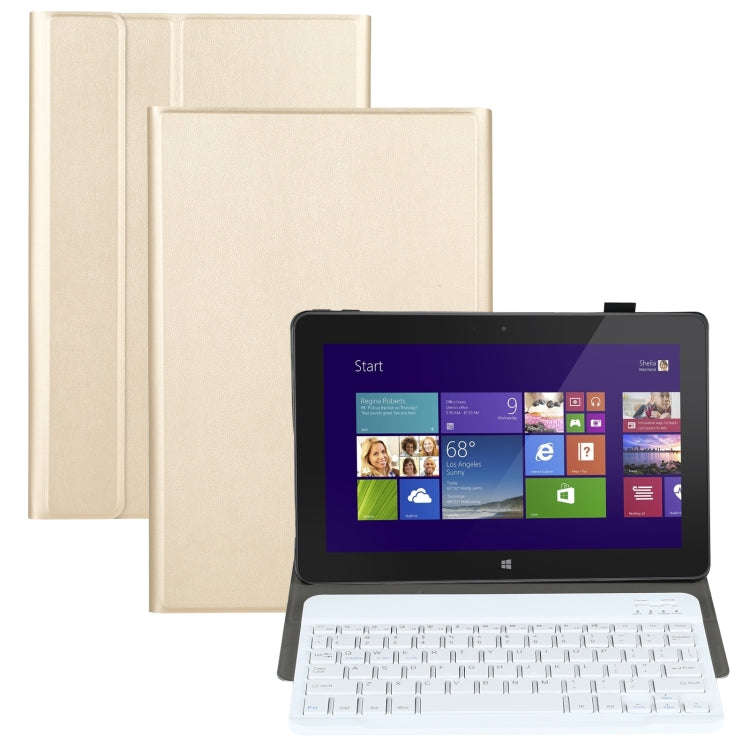 AM12 2 in 1 Removable Bluetooth Keyboard + Protective Leather Tablet Case with Holder for Lenovo ...