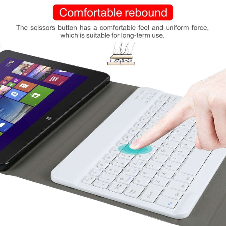 AM12 2 in 1 Removable Bluetooth Keyboard + Protective Leather Tablet Case with Holder for Lenovo ...