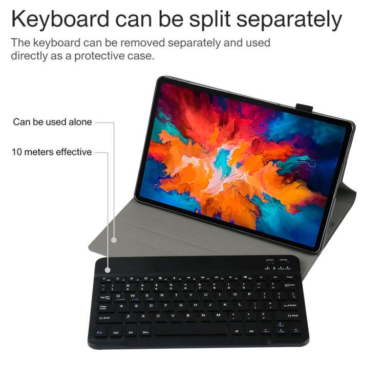 AM13 2 in 1 Removable Bluetooth Keyboard + Protective Leather Tablet Case with Holder for Lenovo ...