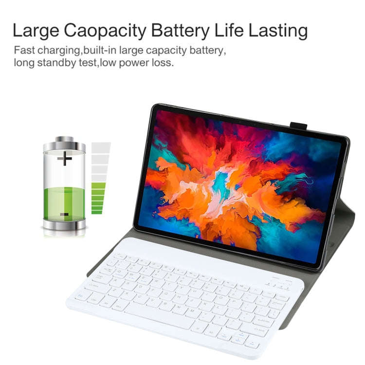 AM13 2 in 1 Removable Bluetooth Keyboard + Protective Leather Tablet Case with Holder for Lenovo ...