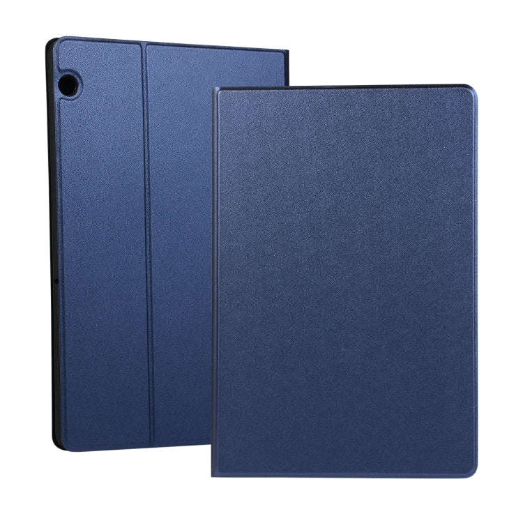 Universal Spring Texture TPU Protective Case for Huawei MediaPad T5, with Holder(Dark Blue)