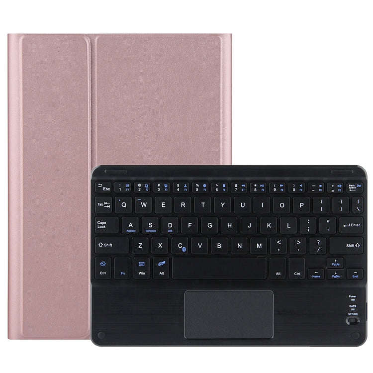 DY-P10-C 2 in 1 Removable Bluetooth Keyboard + Protective Leather Tablet Case with Touchpad & Hol...