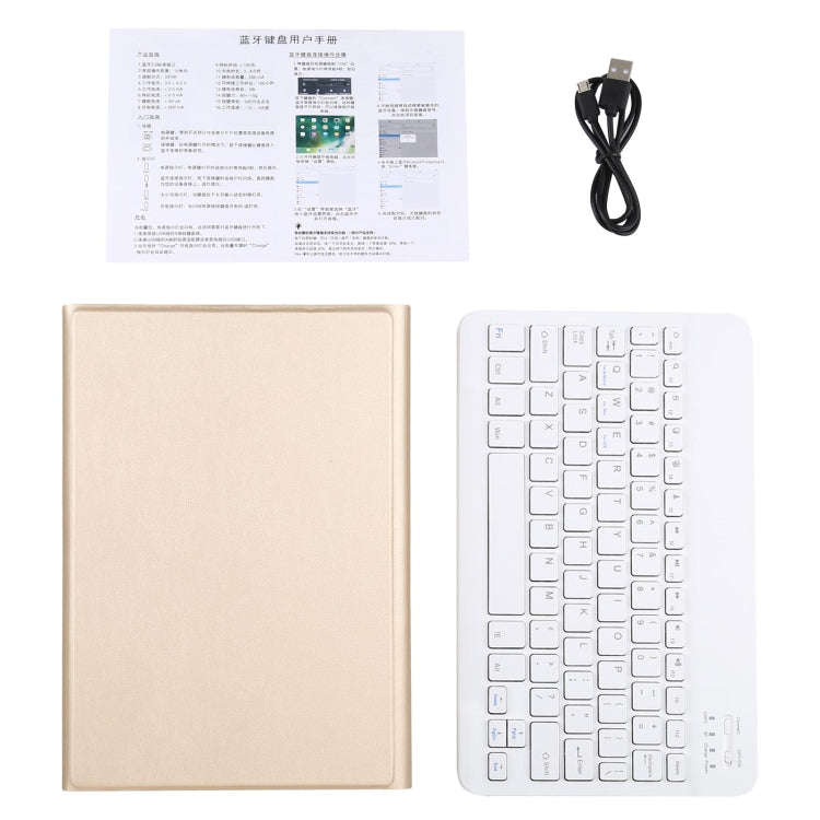 AM10 2 in 1 Removable Bluetooth Keyboard + Protective Leather Tablet Case with Holder for Lenovo ...