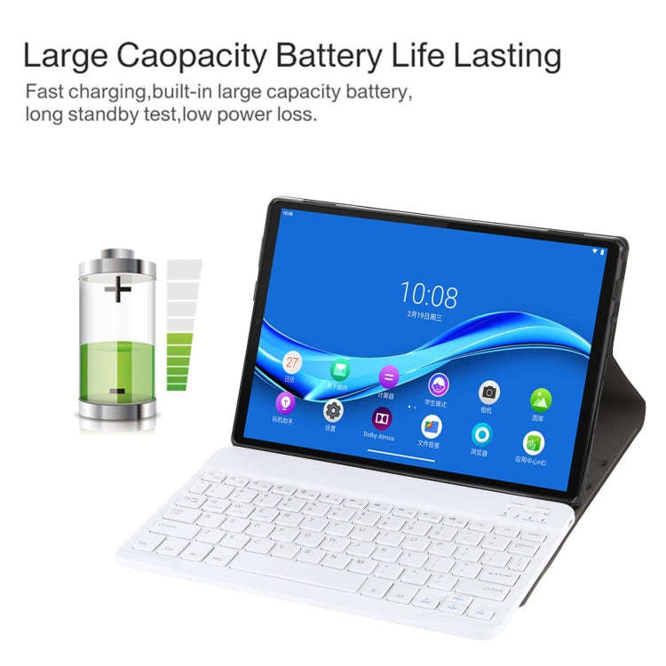 AM10 2 in 1 Removable Bluetooth Keyboard + Protective Leather Tablet Case with Holder for Lenovo ...