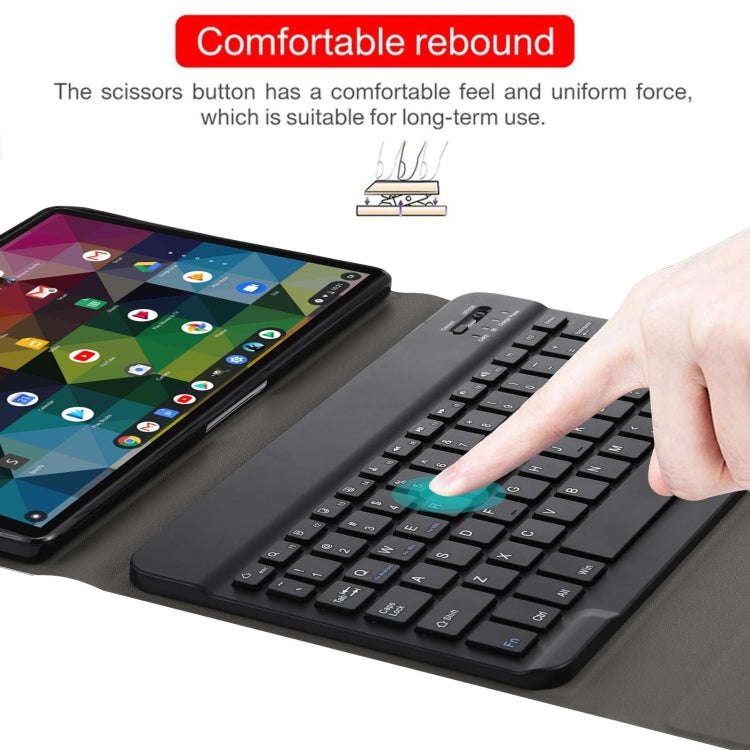 AM11 2 in 1 Removable Bluetooth Keyboard + Protective Leather Tablet Case with Holder for Lenovo ...