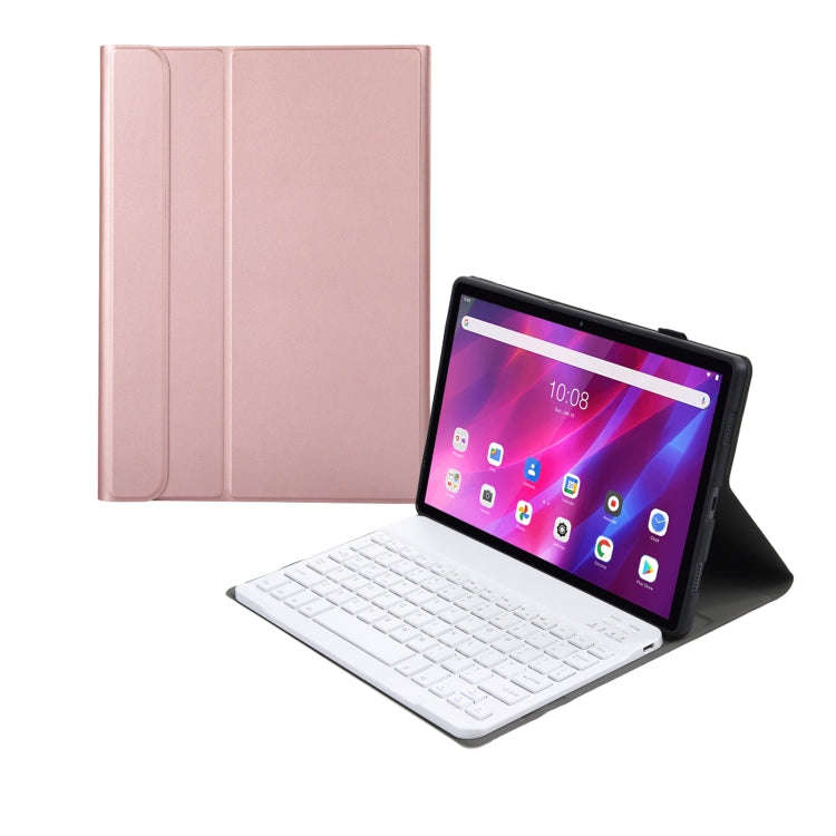 AK10 2 in 1 Detachable Bluetooth Keyboard + Lambskin Texture TPU Protective Leather Tablet Case w...