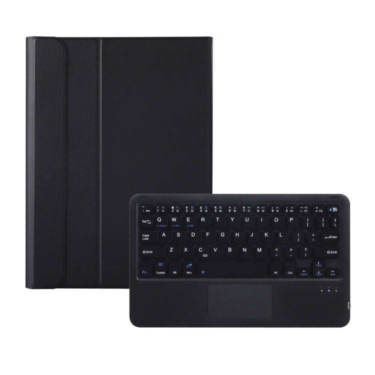 AK10-A 2 in 1 Detachable Bluetooth Keyboard + Lambskin Texture TPU Protective Leather Tablet Case...