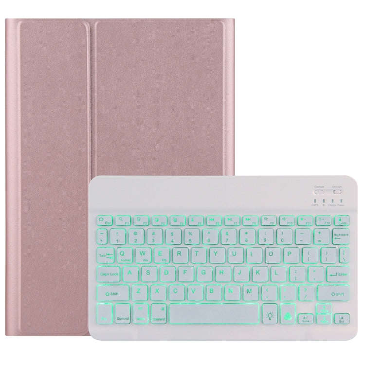 M10S 2 in 1 Removable Bluetooth Keyboard + Leather Tablet Case with Backlight & Holder for Lenovo...