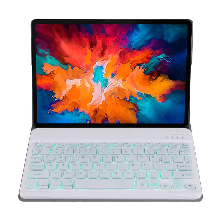 M10S 2 in 1 Removable Bluetooth Keyboard + Leather Tablet Case with Backlight & Holder for Lenovo...