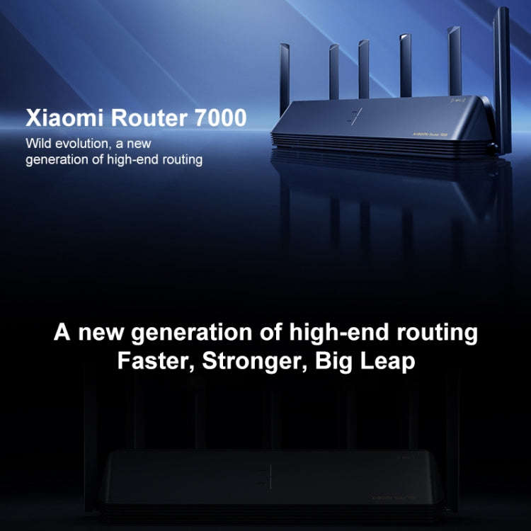 Original Xiaomi WiFi Router BE7000 8-channel Independent Signal Amplifier 1GB Memory, US Plug