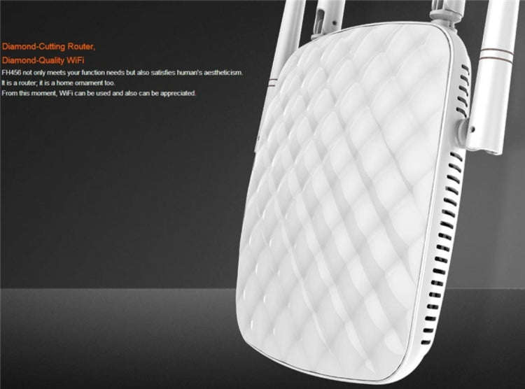 Tenda FH456 Wireless 2.4GHz 300Mbps WiFi Router with 4*5dBi External Antennas(White)
