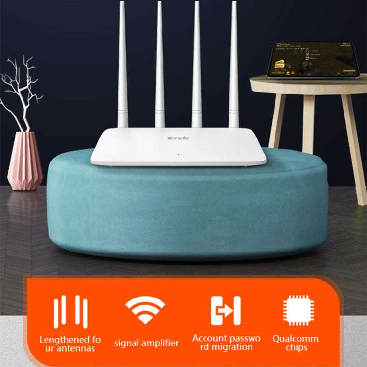 Tenda F6 300Mbps 4 External 5dBi Antennas Wireless N300 Easy Setup Router