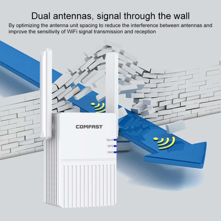 COMFAST CF-N300 300Mbps Wireless WIFI Signal Amplifier Repeater Booster Network Router with 2 Ant...