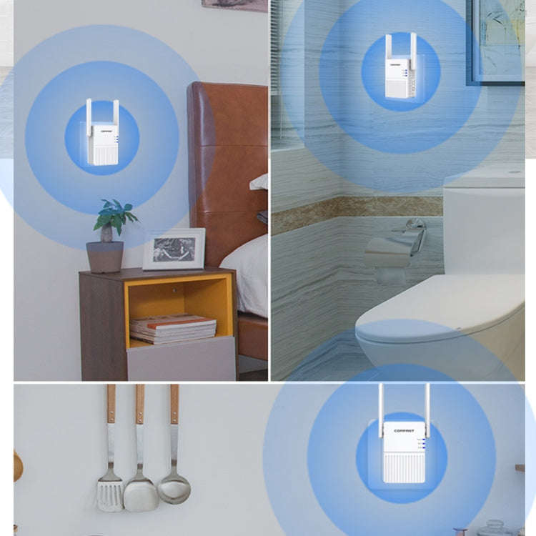 COMFAST CF-N300 300Mbps Wireless WIFI Signal Amplifier Repeater Booster Network Router with 2 Ant...
