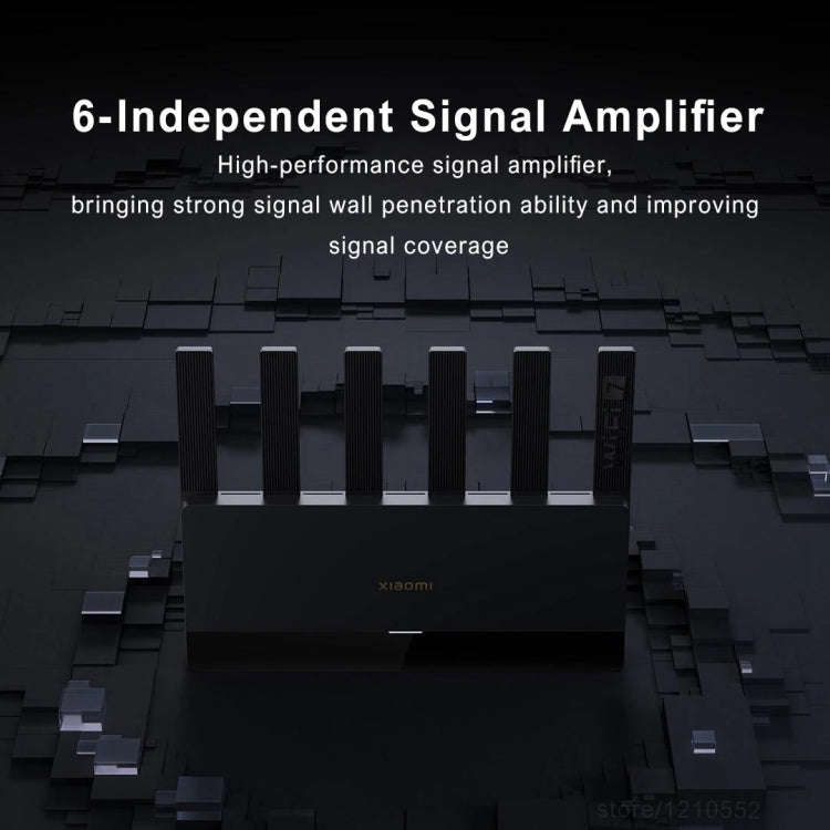 Xiaomi Router BE6500 WiFi 7 2.4GHz 5.0GHz Dual Band 4-Core 2.5G Port, US Plug (Black)