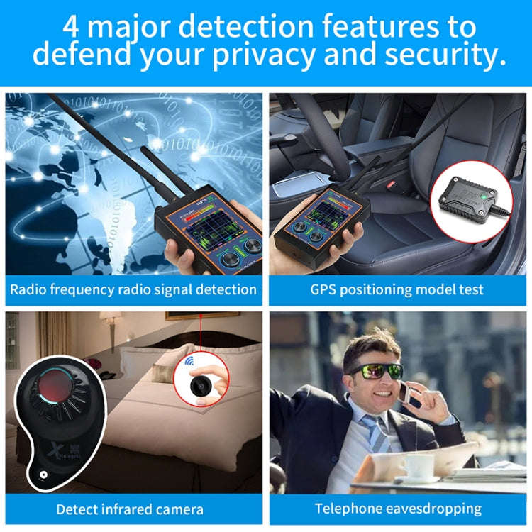 P7000 Radio Wave Detector with LED Display, US Plug