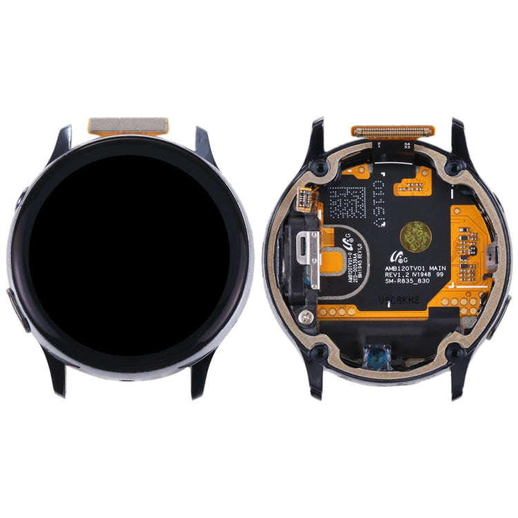 LCD Screen and Digitizer Full Assembly With Frame for Samsung Galaxy Active2 SM-R830(Black)