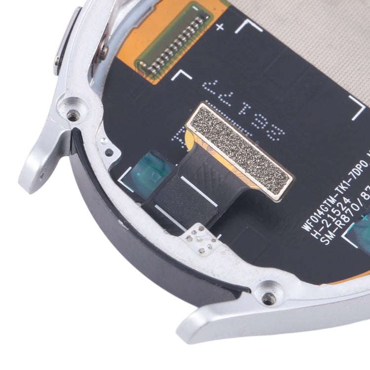 LCD Screen for Samsung Galaxy Watch4 44mm R870/R875 Digitizer Full Assembly With Frame (Silver)