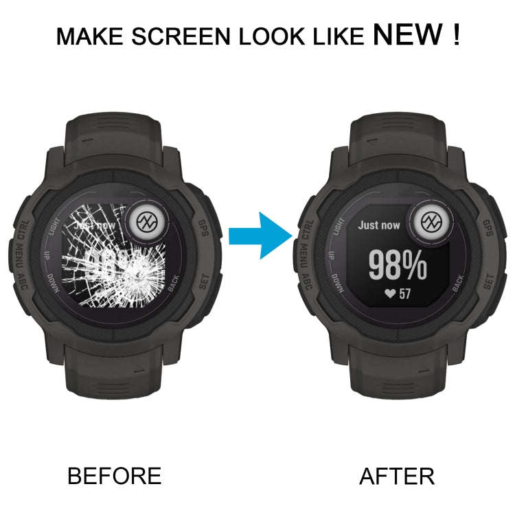 For Garmin Instinct Original LCD Screen with Digitizer Full Assembly(Black)