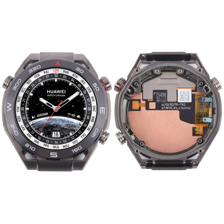 For Huawei Watch Ultimate Original LCD Screen Digitizer Full Assembly with Frame (Black)