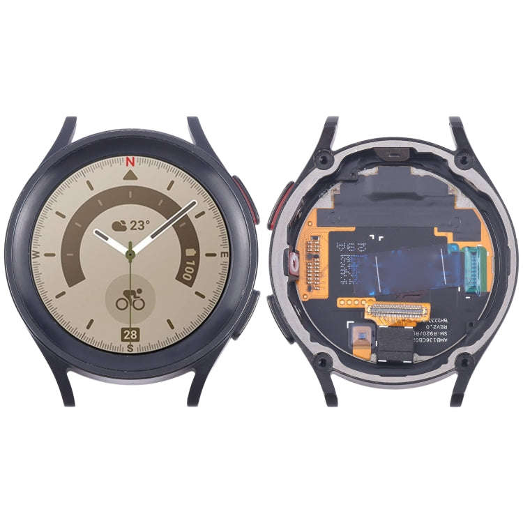 Original LCD Screen Digitizer Full Assembly with Frame for Samsung Galaxy Watch5 Pro 45mm SM-R920...