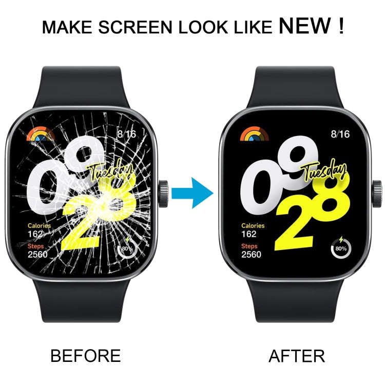 For Xiaomi Redmi Watch 4 Original LCD Screen Digitizer Full Assembly with Frame (Silver)