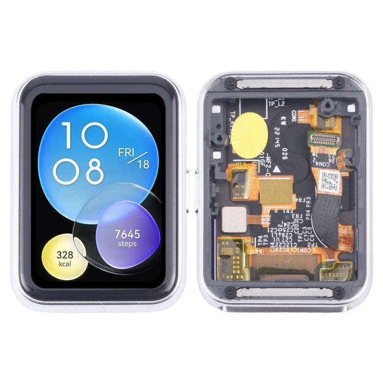 For Huawei Watch Fit 2 Original LCD Screen Digitizer Full Assembly with Frame (Silver)