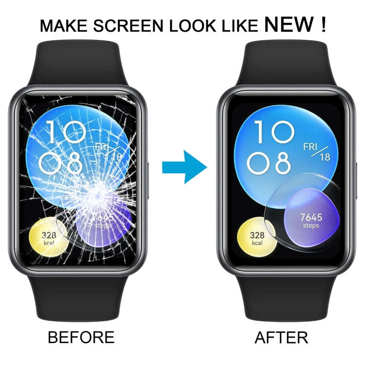 For Huawei Watch Fit 2 Original LCD Screen Digitizer Full Assembly with Frame (Silver)