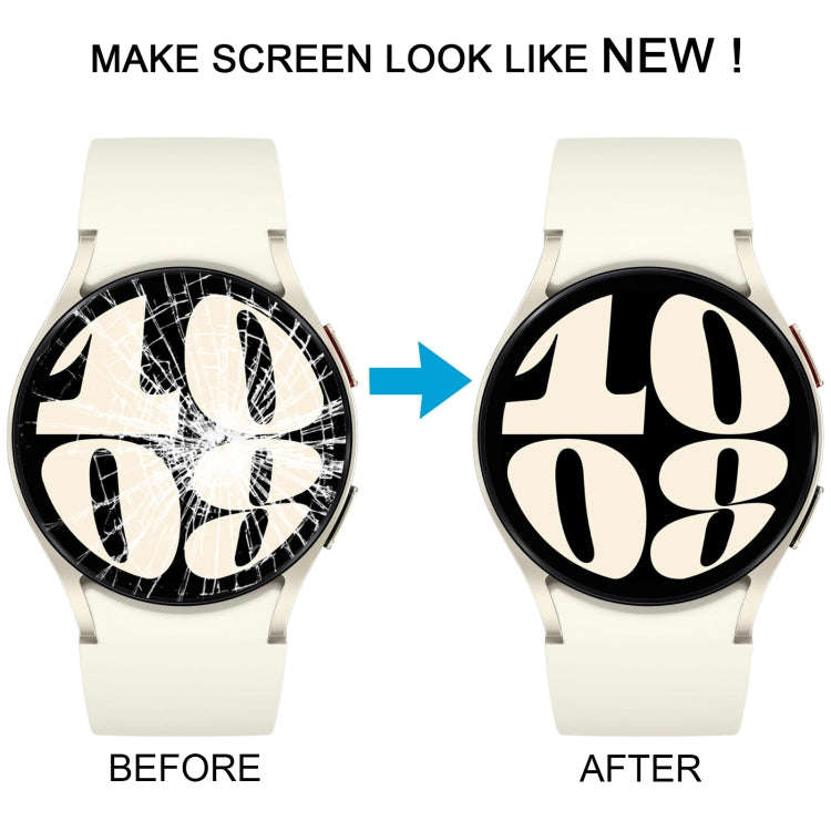 For Samsung Galaxy Watch6 44mm SM-R940 Original Front Screen Outer Glass Lens