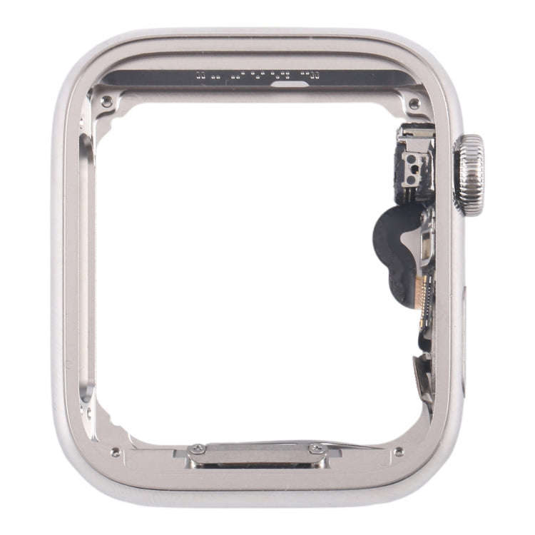 For Apple Watch Series 5 40mm LTE Stainless Steel Middle Frame Bezel Plate with Crown Spin Axis F...