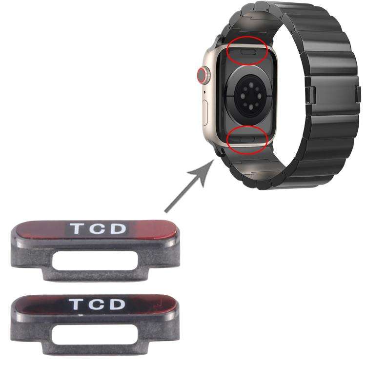 For Apple Watch Series 10 46mm / 42mm Watch Clasp (Black)