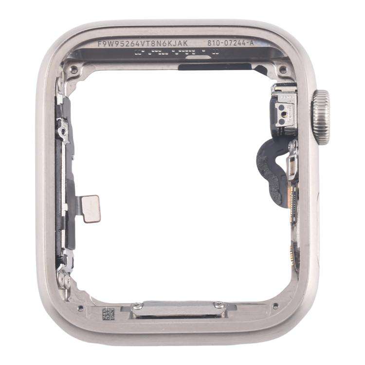 For Apple Watch Series 5 40mm LTE Stainless Steel Middle Frame Bezel Plate with Crown Spin Axis F...