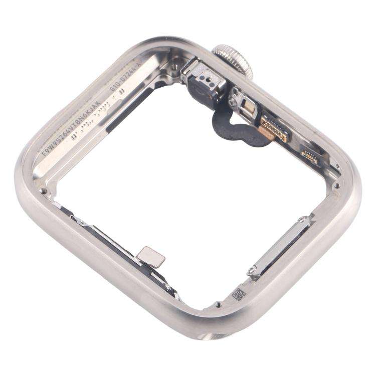 For Apple Watch Series 5 40mm LTE Stainless Steel Middle Frame Bezel Plate with Crown Spin Axis F...