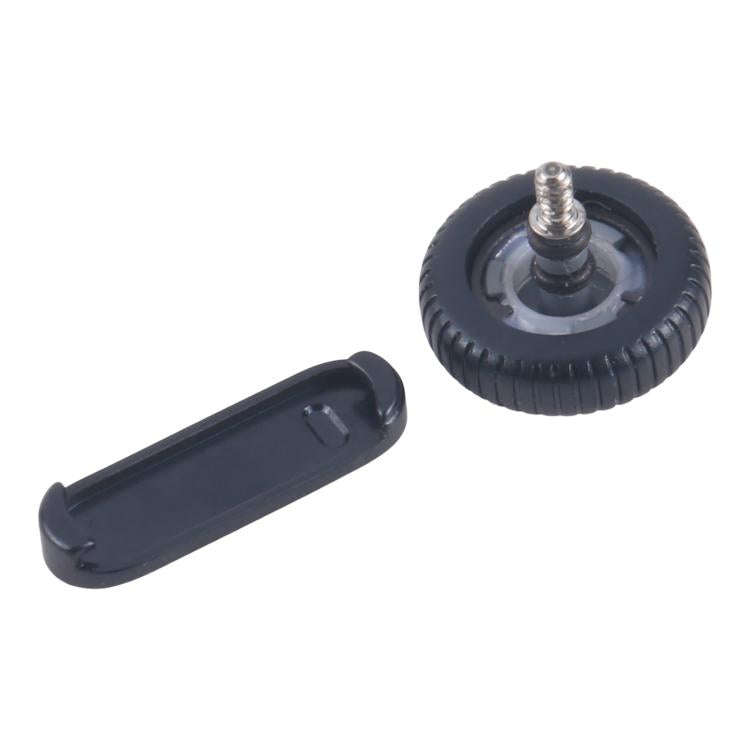 For Apple Watch Series 9 41mm / 45mm GPS Version Watch Crown Nut / Power Button Set (Midnight)