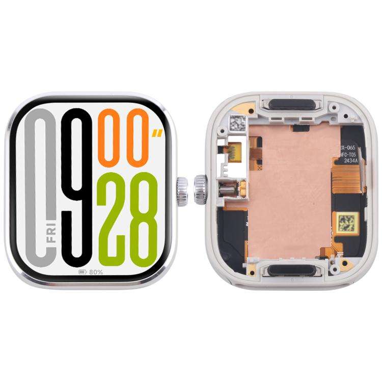 For Xiaomi Redmi Watch 5 Original LCD Screen Digitizer Full Assembly With Frame (Silver)