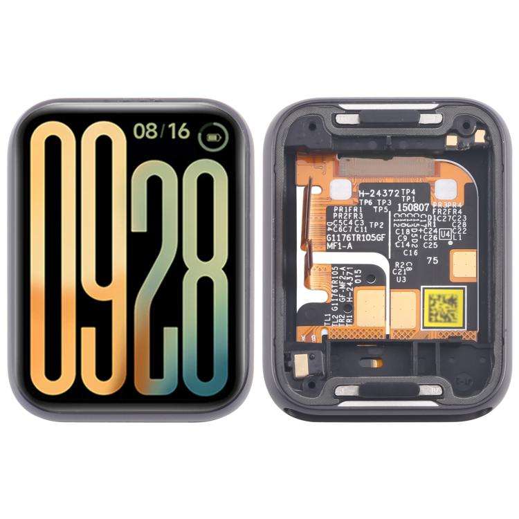 For Xiaomi Smart Band 9 Pro Original LCD Screen Digitizer Full Assembly With Frame (Black)
