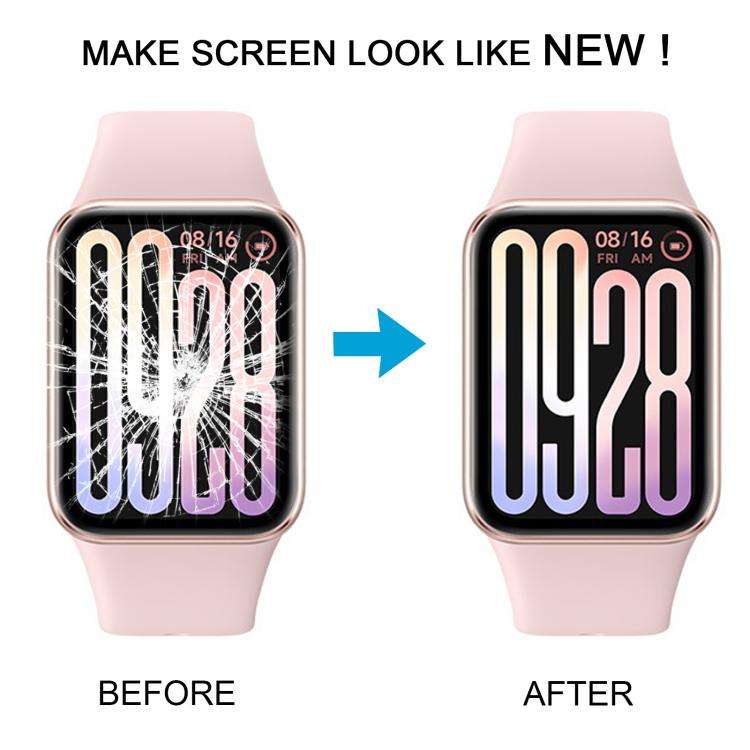 For Xiaomi Smart Band 9 Pro Original LCD Screen Digitizer Full Assembly With Frame (Pink)