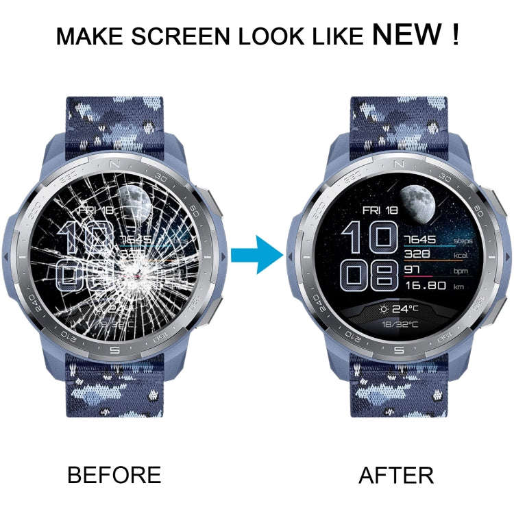 For Honor Watch GS Pro Original LCD Screen and Digitizer Full Assembly With Frame (Blue)