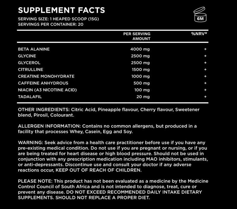 TYSON LABS H-Bomb Pre-Workout (300g)