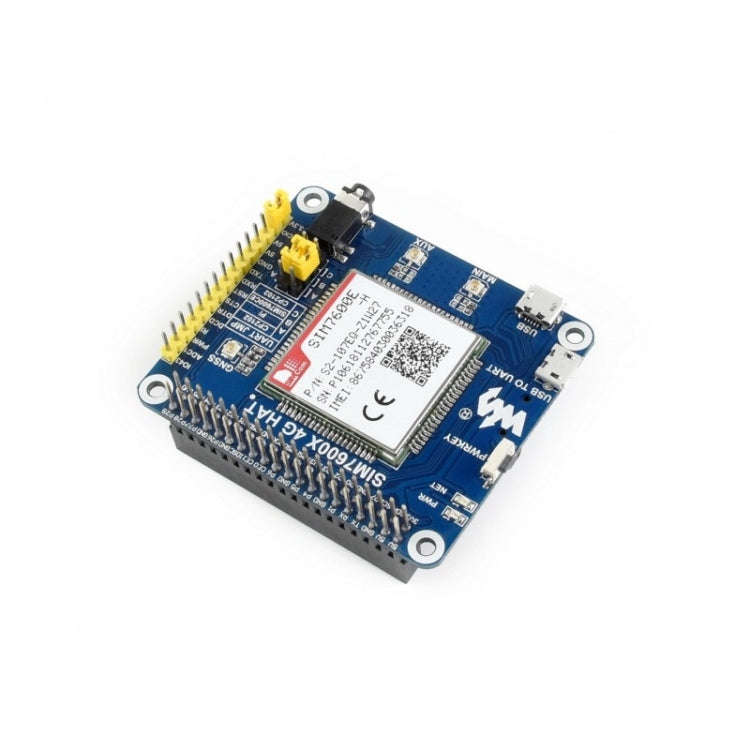 Waveshare 4G / 3G / 2G / GSM / GPRS / GNSS HAT for Raspberry Pi, LTE CAT4, for Southeast Asia, We...