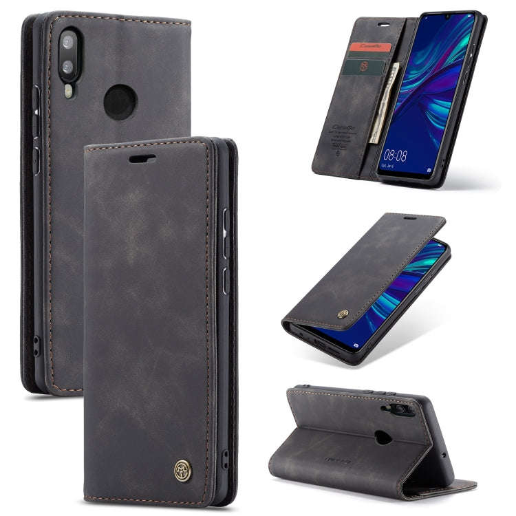 CaseMe Multifunctional Retro Frosted Horizontal Flip Leather Case for Huawei P Smart 2019 /  Hono...