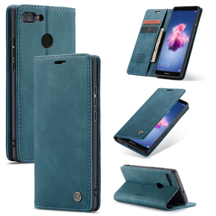 CaseMe Multifunctional Retro Frosted Horizontal Flip Leather Case for Huawei P Smart / Enjoy 7S /...