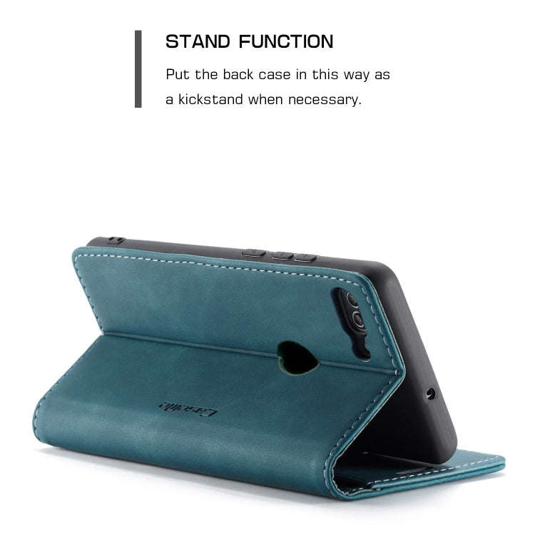 CaseMe Multifunctional Retro Frosted Horizontal Flip Leather Case for Huawei P Smart / Enjoy 7S /...