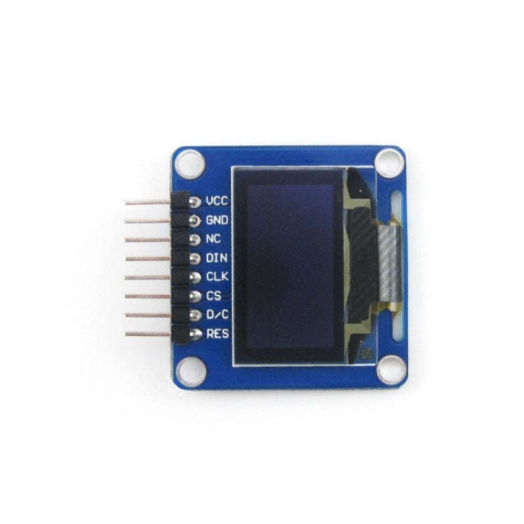 Waveshare 0.96 inch 128*64 OLED (A), SPI/I2C Interfaces, Angled Horizontal Pinheader