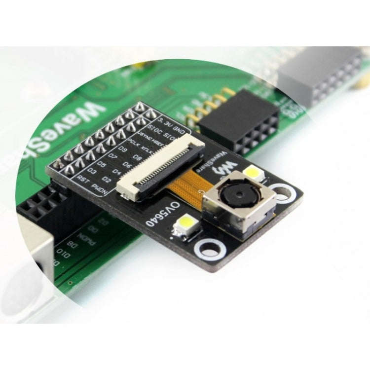 Waveshare OV5640 Camera Module Board (C), 5 Megapixel (2592x1944), Auto Focusing with Onboard Fla...