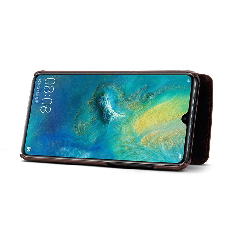 Oil Wax Cowhide Horizontal Flip Leather Case for Huawei Mate 20, with Card Slots & Wallet