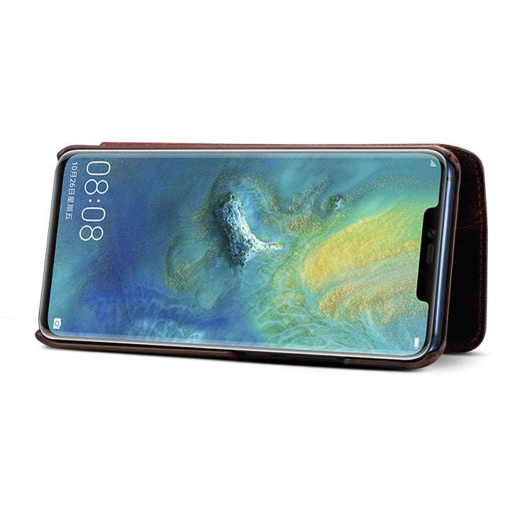 Oil Wax Cowhide Horizontal Flip Leather Case for Huawei Mate 20 Pro, with Card Slots & Wallet