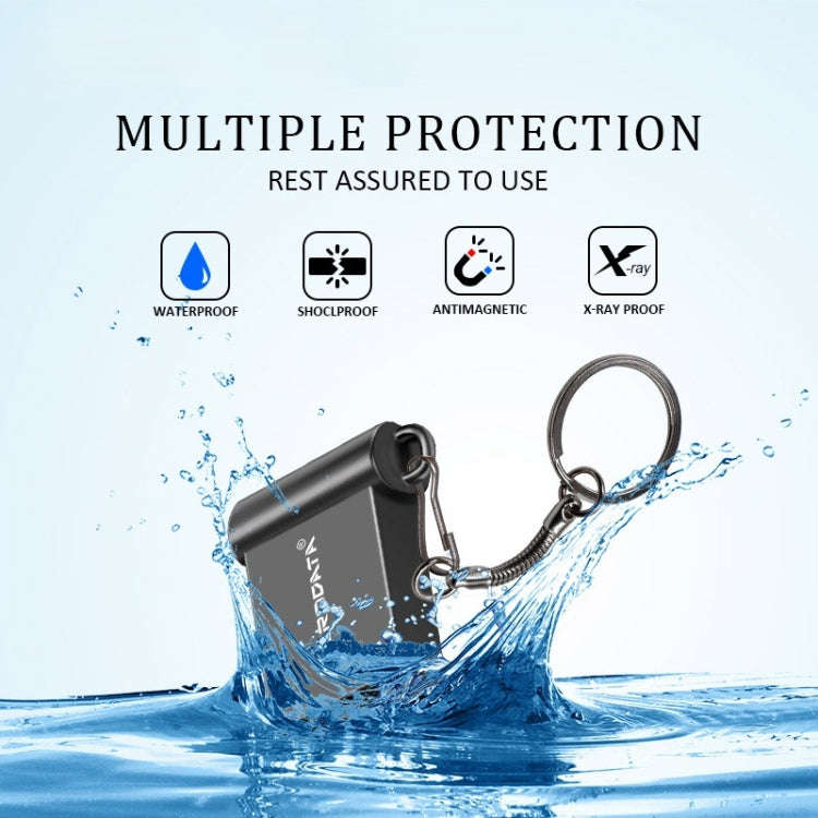 MiCRODATA 8GB USB 2.0 Computer and Car Two-use Mini U Disk (Gold)